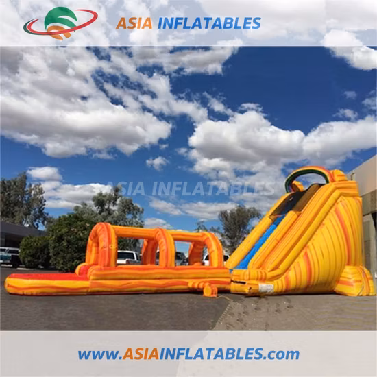 新しい大型インタラクティブインフレータブルスポーツジップラインゲーム
